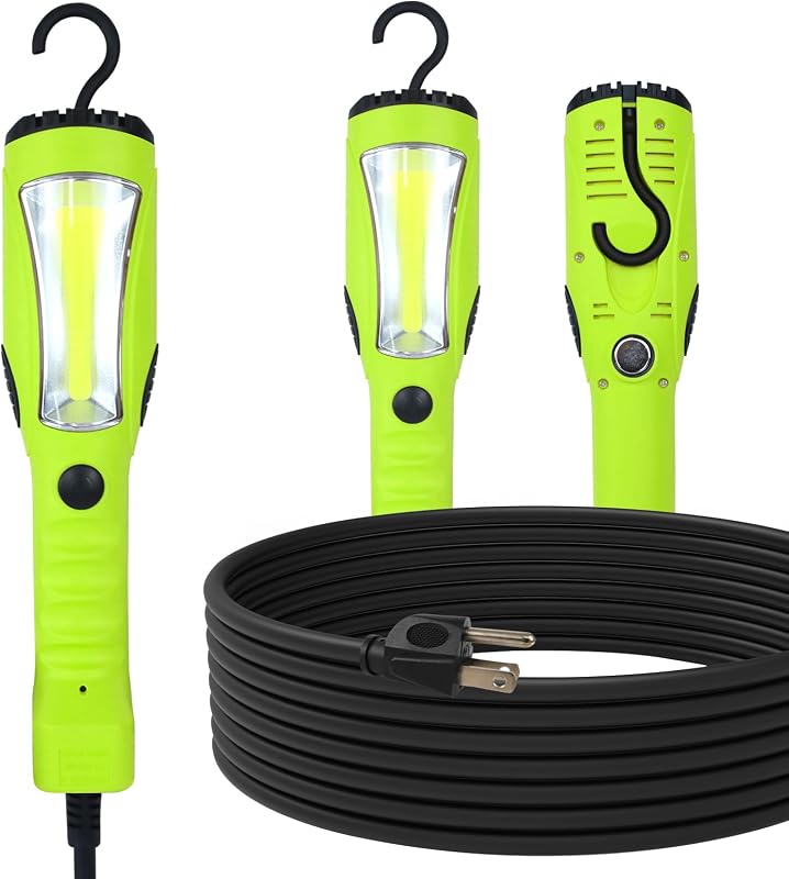 Luz trabajo LED 25" magnética colgante verde