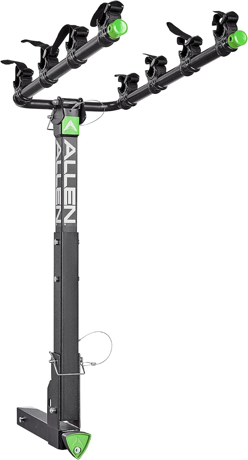 Portabicicletas 4 bicis liberación rápida 2pulg ZN542Q verde