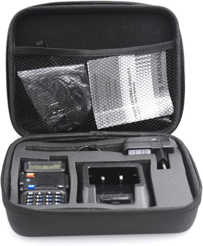Estuche transporte radio UV-5R bidireccional negro