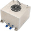 Tanque combustible universal 5gal aluminio pulido sensor