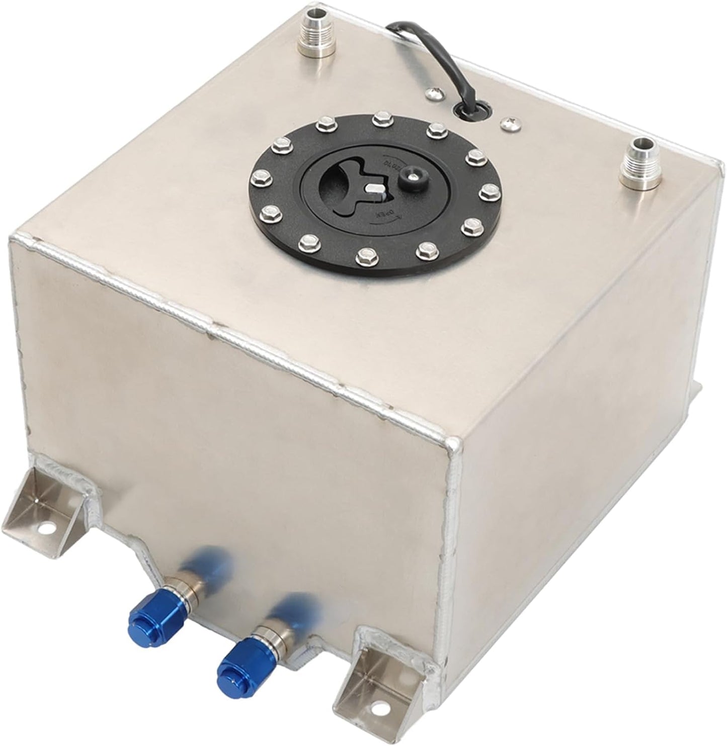 Tanque combustible universal 5gal aluminio pulido sensor