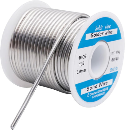 Alambre soldadura núcleo sólido 16oz para vidrieras