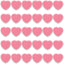30 Imanes Corazón Fuerte para Nevera Pizarras Blancas