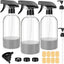 Botellas vidrio spray vacías 17oz paquete 3