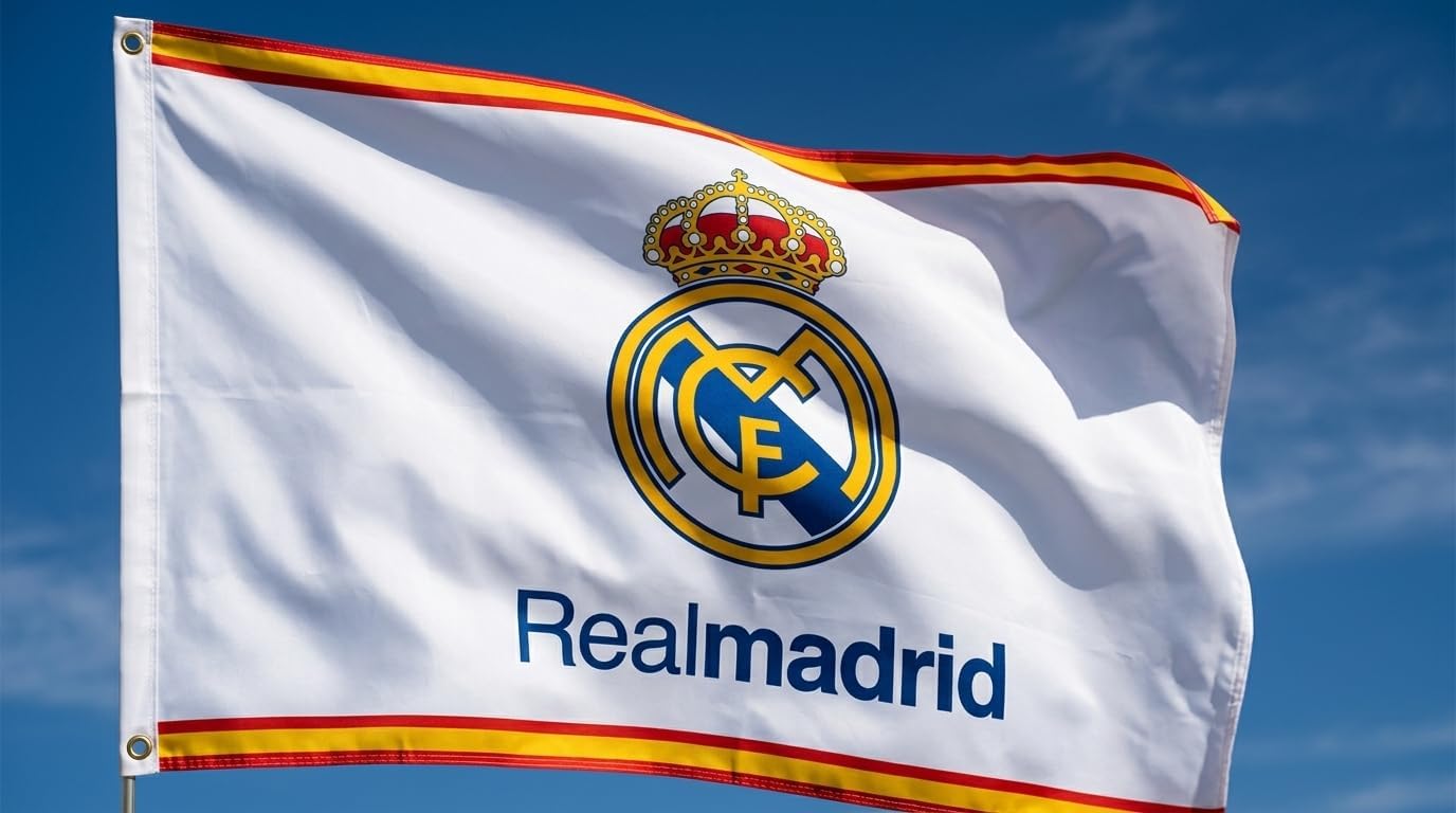 Bandera Real Madrid 3x5ft pancarta interior exterior