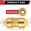 10 Pzas Acoplamiento Recto 3/4" Conexión Pex Cobre CPVC