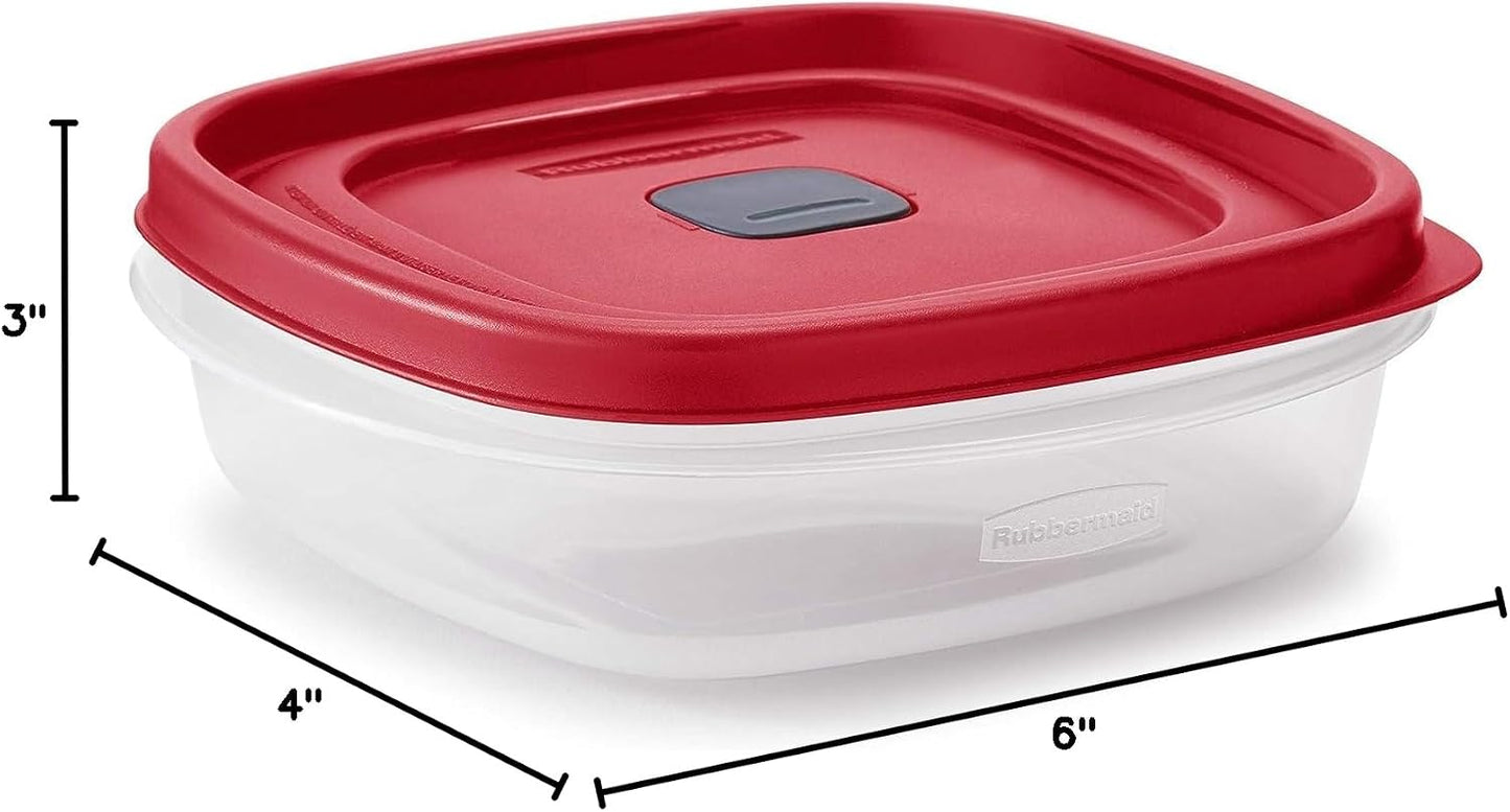 Set 7 Recipientes Alimentos con Tapas y Etiquetas Tiza