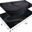 Tapete patio autocaravana 8x18ft negro/marrón reversible