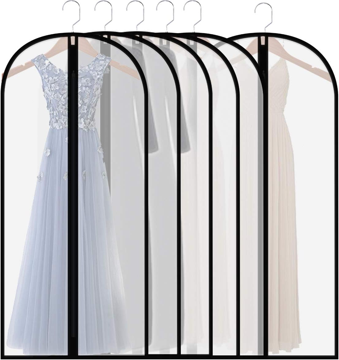 Bolsas vestidos extralargas 60" transparentes cremallera