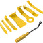 Kit 8 Pzas herramientas quitamolduras coche Amarillo