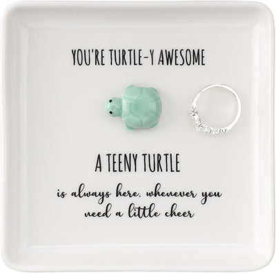 Bandeja anillos forma tortuga regalo mujer Día Madre