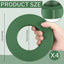 4 Pzas Protectores Dona 6.3pulg Anillos Nailon Verde