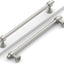 10 Tiradores Cocina 7.5" Níquel Satinado Cepillado