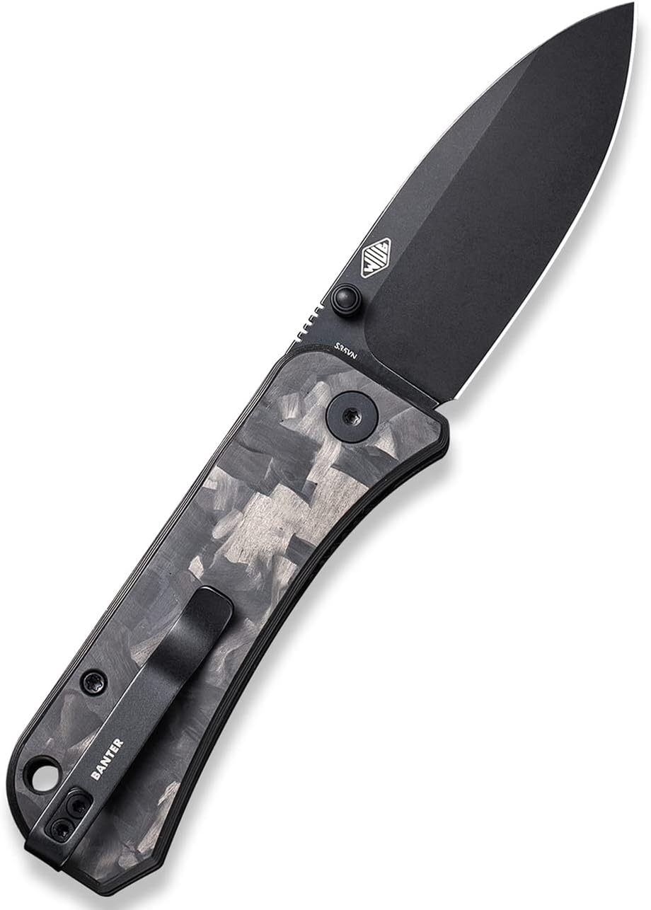 Cuchillo plegable Edc hoja S35VN mango fibra carbono