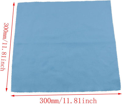 3 Paños Microfibra para Limpieza Guitarra y Violín 11.8x11.8pulg