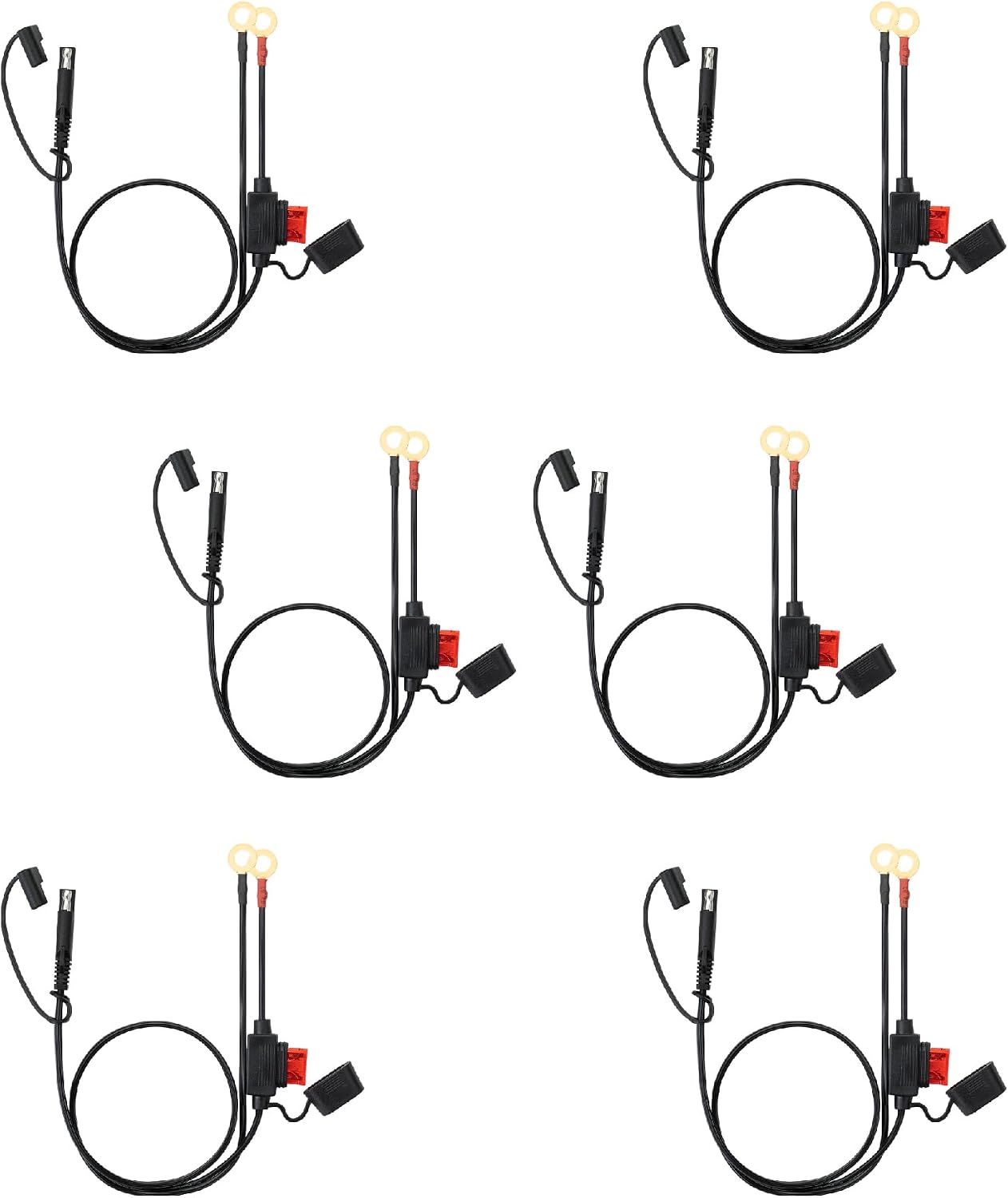 Conector batería SAE 2" set 6 arnés terminal