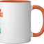 Taza Cerámica Caza de Pato Temporada Pato Naranja/Blanco