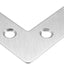 Placa L acero inox 304 2.362" 10 Pzas
