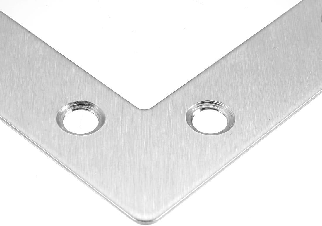 Placa L acero inox 304 2.362" 10 Pzas