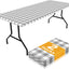 2 Pzas Manteles Picnic Elásticos Impermeables 8ft