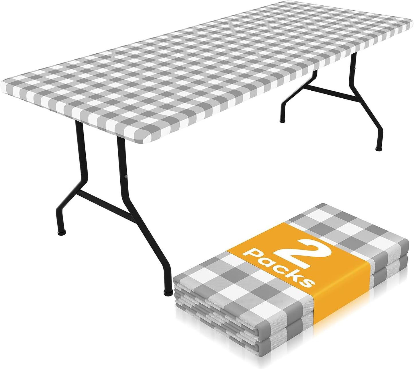 2 Pzas Manteles Picnic Elásticos Impermeables 8ft