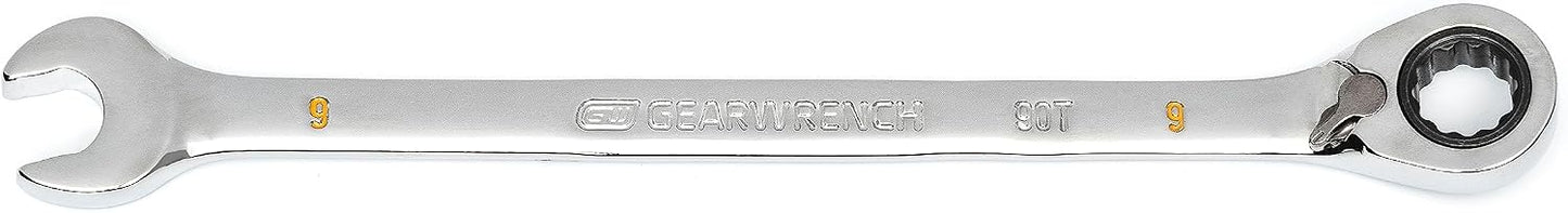 Llave combinada trinquete reversible 90t 86609
