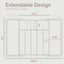 Organiz. cajones utensilios 13-22.4pulg 8 compartimentos gris