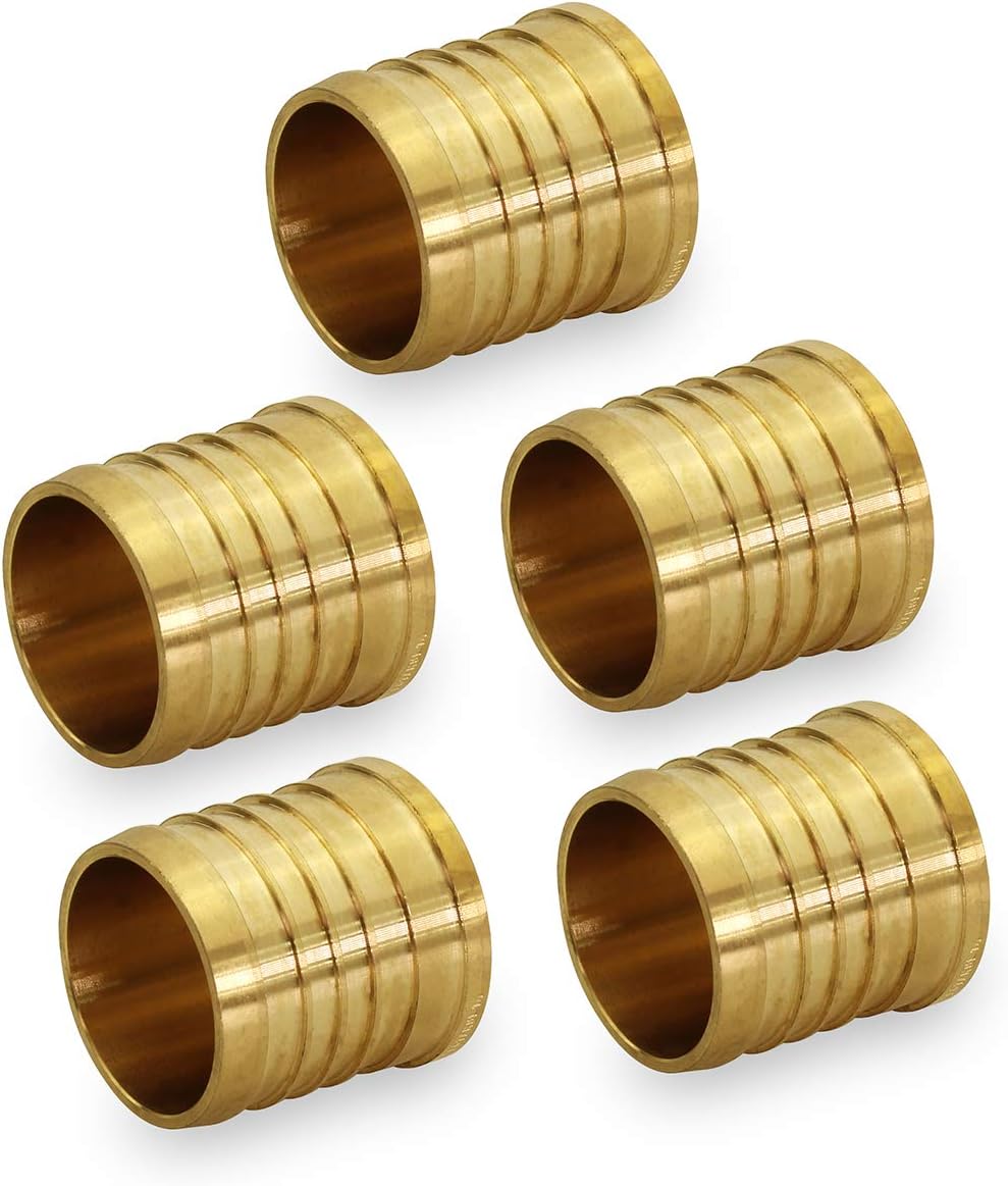 Tapón tubo clavija púas gigante 3/4 pulg latón 5 pzas