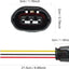 3 Alambres Alternador Arnés Cable Repuesto Infiniti EX35 G35 y Más