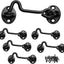 Pestillo puerta granero 4pulg set 6 cerraduras metal resistente