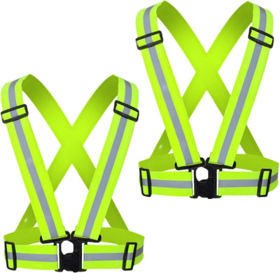 Chaleco reflectante para correr en bici noche