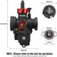 Kit carburador PE22 0.866pulg motocross 110-130cc
