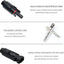 Conectores panel solar 6 pares macho/hembra impermeables