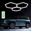 Luces hexagonales garaje 45W 6500K 24V alto brillo