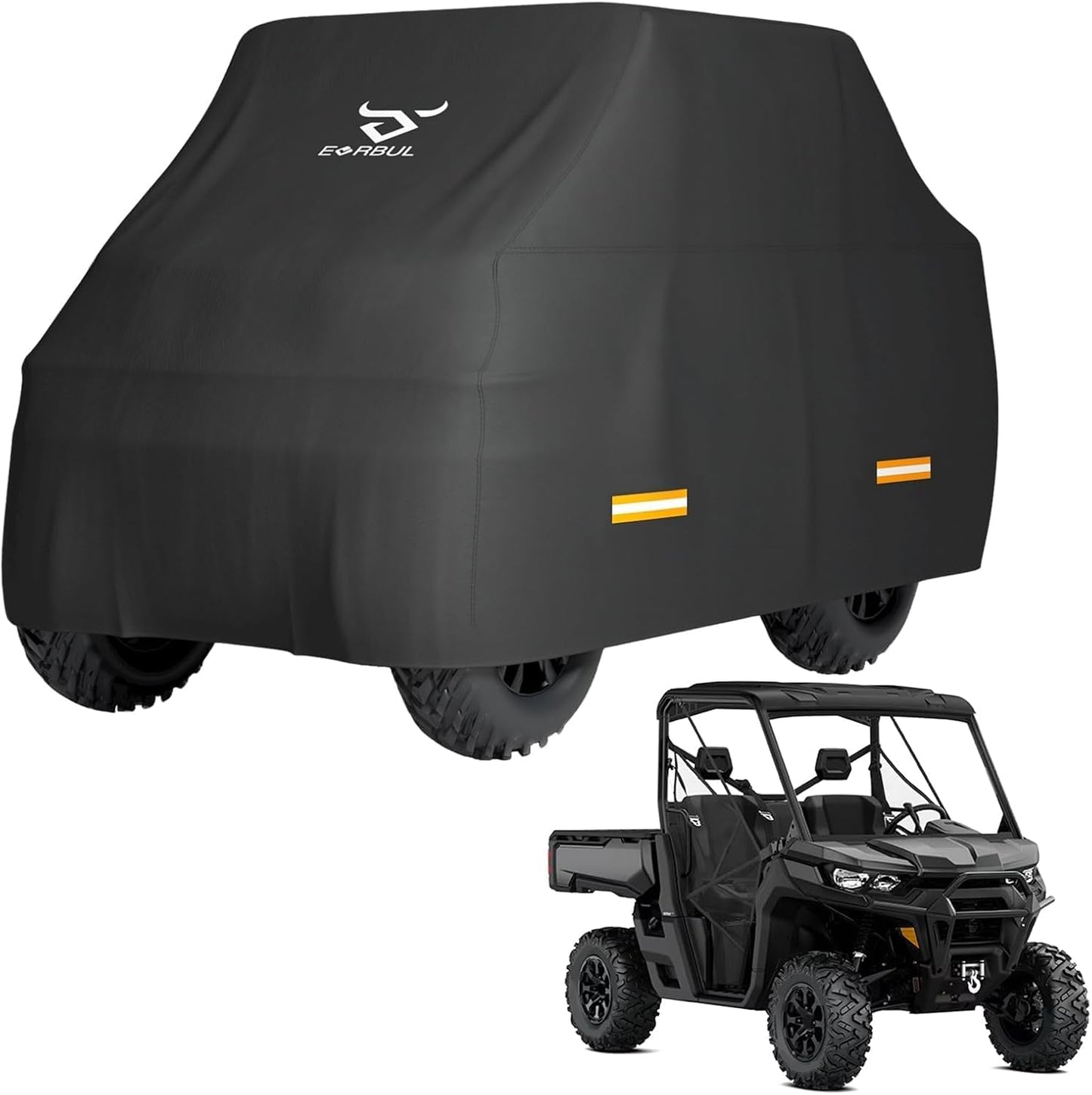 Cubierta UTV 126x69x68" impermeable 420D para Yamaha Honda