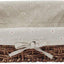 Cesta almacenamiento hojas maíz natural artesanía