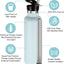 Botella agua aislada acero inox 24oz set 8 con pajita