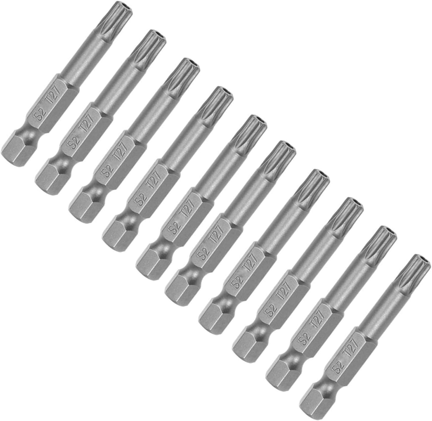 10 Pzas Destornillador T27 Torx Magnético 1.969pulg