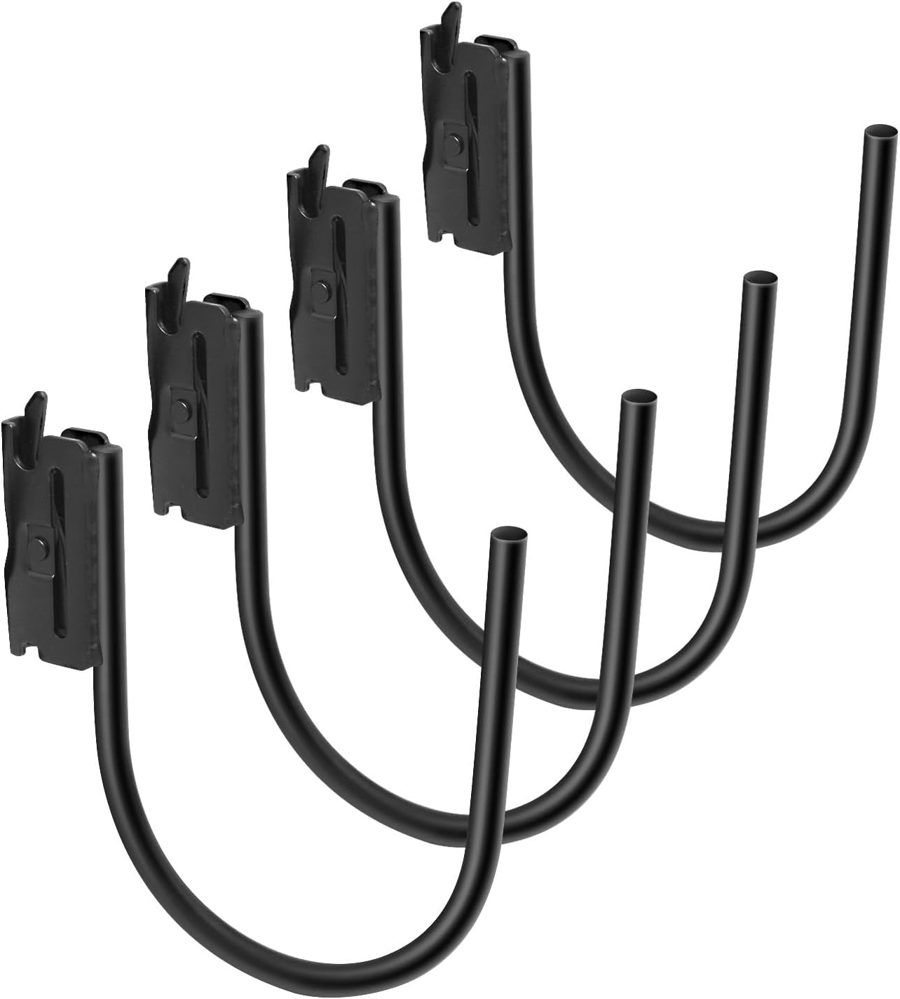 4 Ganchos E-Track Alta Resistencia Negro para Remolque
