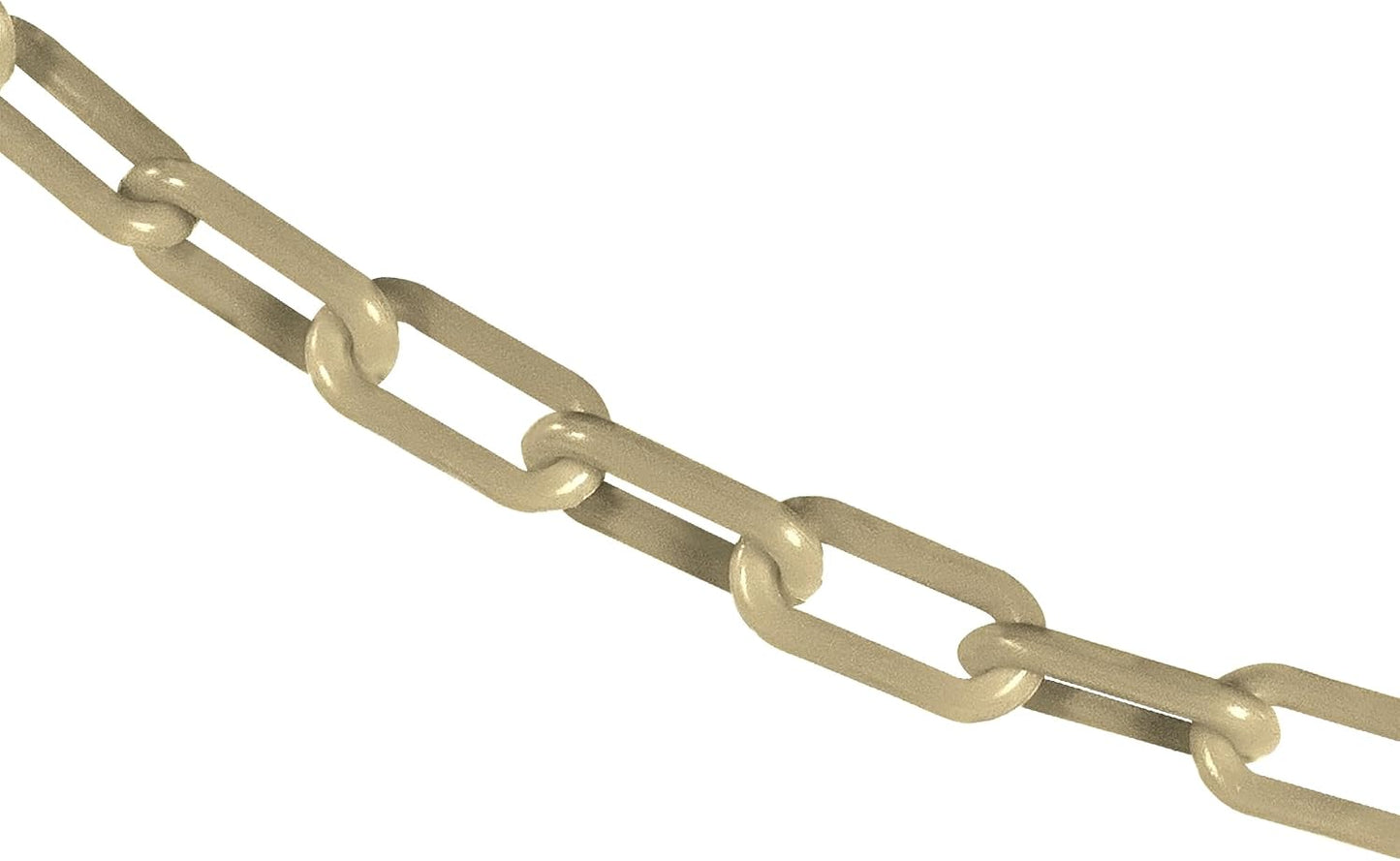 Cadena barrera plástico bronceado militar 1.5pulg 100ft