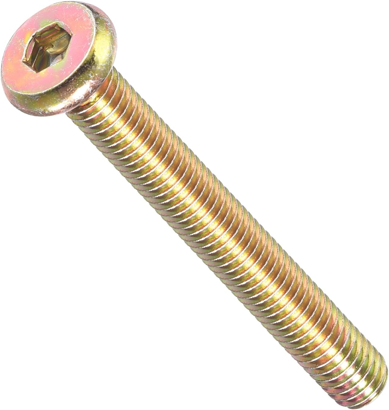 Tornillos M6-1x50 acero hexágono interior 5 pzas para muebles