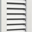 Ventilación PVC dos aguas 23x35" con marco 1x4"