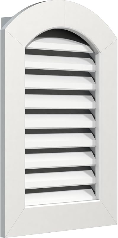 Ventilación PVC dos aguas 23x35" con marco 1x4"