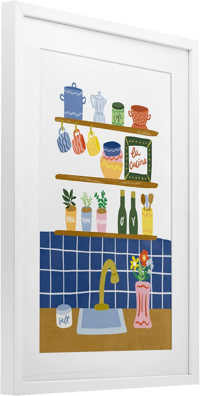 Estantería especias cocina italiana 17x23pulg