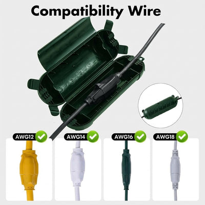 Cubierta enchufe exterior IP44 impermeable para luces