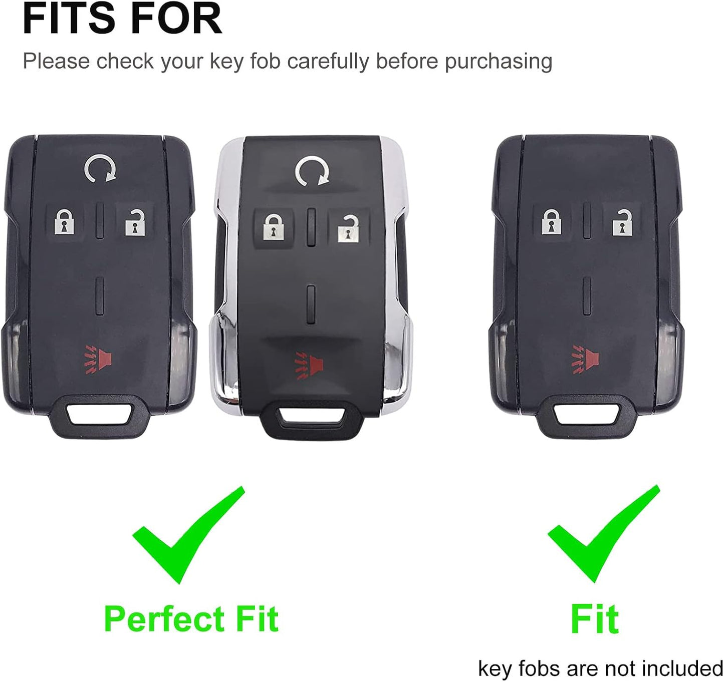 Funda llavero GMC TPU suave compatibilidad Chevy Silverado