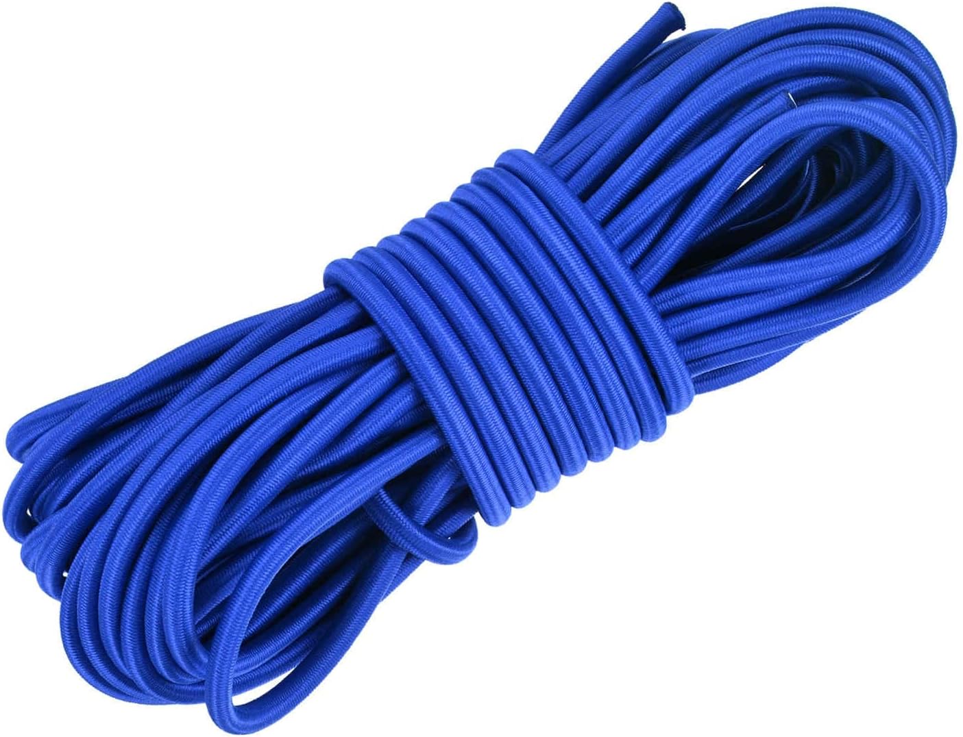 Cordón choque 1/4" 50ft cuerda elástica azul poliéster
