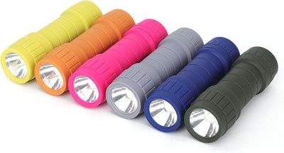 Set 6 Linternas Mini 100 Lúmenes 18 Pilas AAA Campamento
