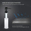 Dispensador jabón cocina acero inox con botella