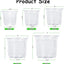 Macetas Plástico Transparente 3.5-7pulg Drenaje